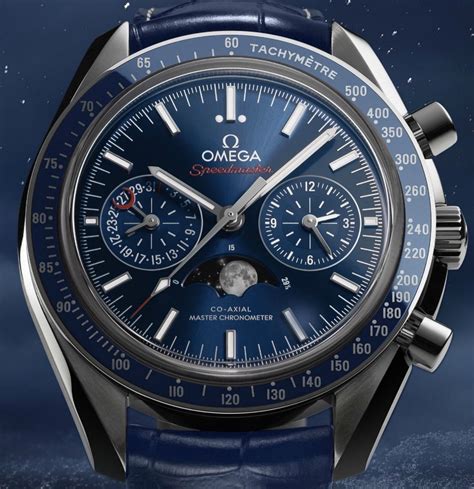 omega moon watch face|omega watch with moon phase.